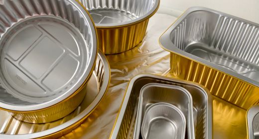 gold foil trays