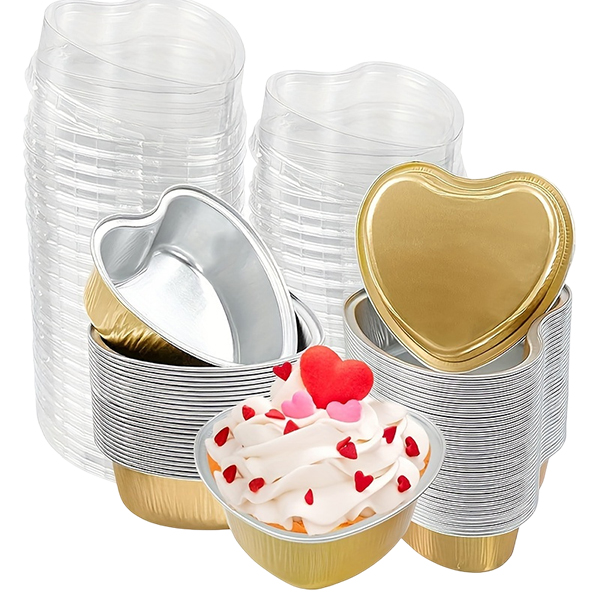 moule en aluminium en forme de coeur 2