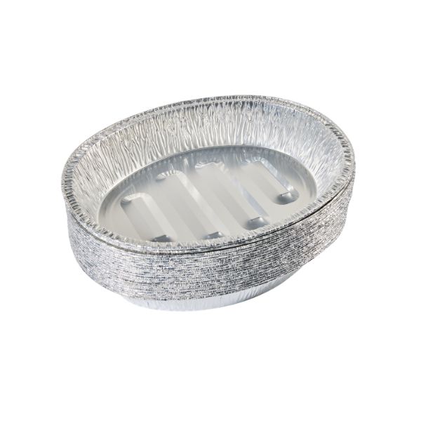 oval aluminum foil container 2