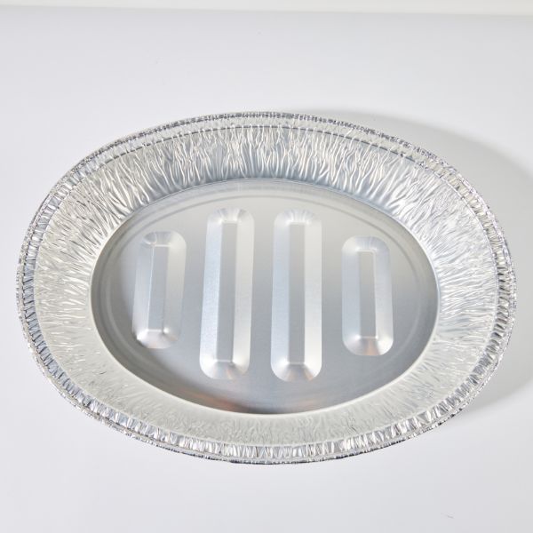 oval aluminum foil container 4